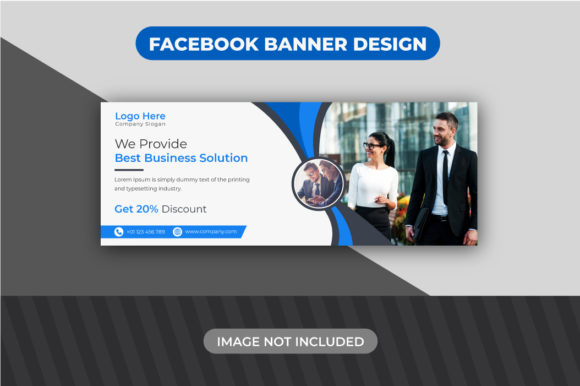 Corporate Blue Business Facebook Cover: A Professional Design Solution for Modern Businesses