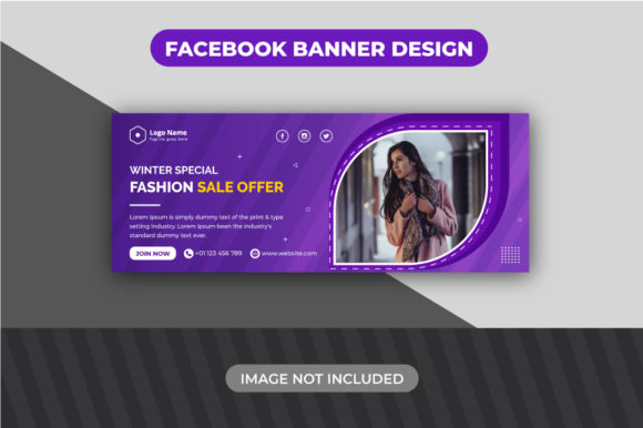 Creative Modern Winter Facebook Banner