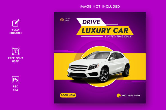 Drive Luxur Car Rental Social Media Post: Engage Your Audience with Professional Branding