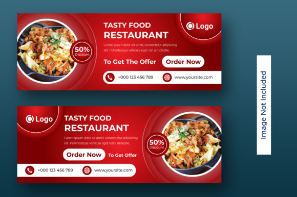 Facebook Cover Design for Food Menu