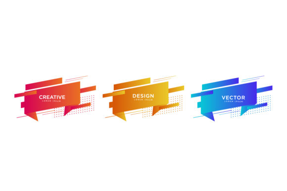 Geometric Badges Set Trendy Minimal Desi