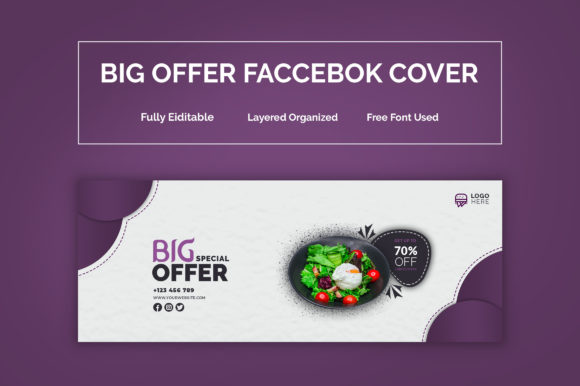 Maximizing Visibility with Food Sales Offer Facebook Banner Design