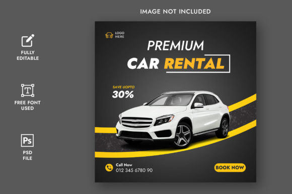 Premium Car Rental Social Media Post: Elevate Your Brand Presence