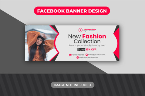 Red Fashion Collection Facebook Cover
