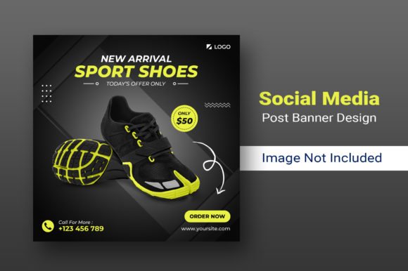 Sports Shoes Social Media Post Design