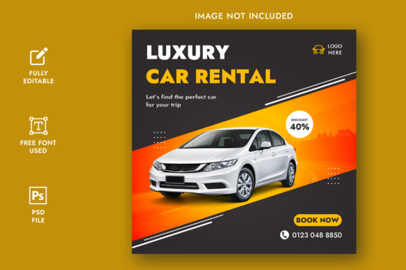 Strategic Use of Luxury Car Rental Social Media Post for Brand Growth
