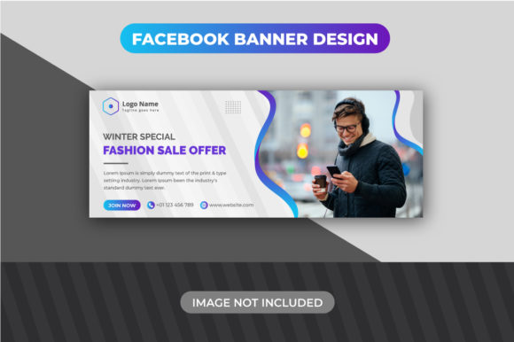 Winter Super Sale Offer Facebook Banner